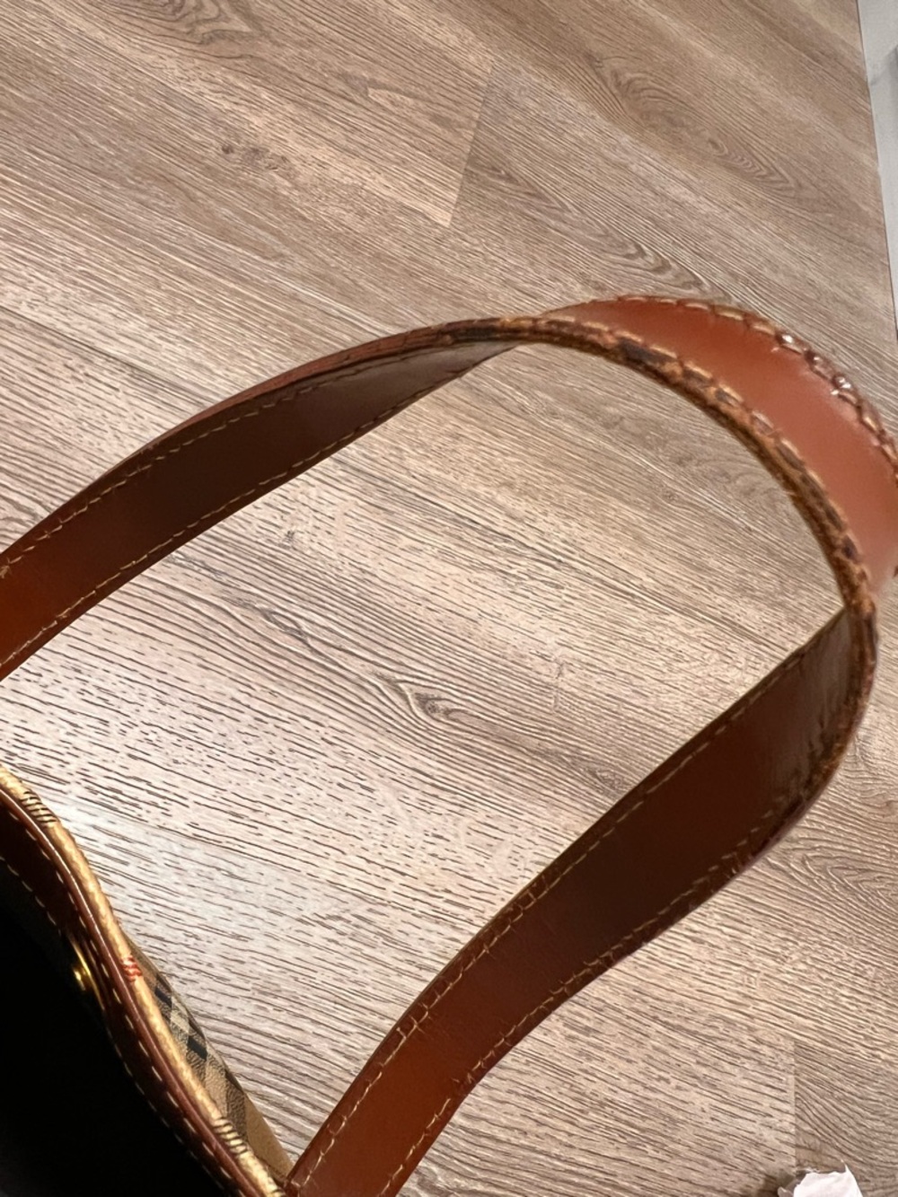 Burberry Novacheck Haymarket Coated Canvas Tote - Picture 5 of 9